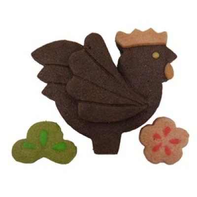 画像2: 2017年干支クッキー(酉年とりクッキー)(チョコ) (2)