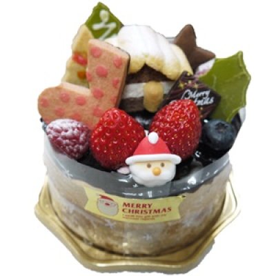 画像1: 【XmasCake来店予約】★12/24・12/25受付終了★２つのカカオ４号 (1)