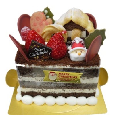 画像1: 【XmasCake来店予約】★12/24・12/25受付終了★ショコラ４号 (1)