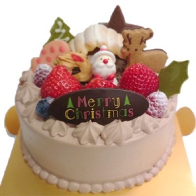 画像1: 【XmasCake来店予約】★12/24・12/25受付終了★チョコ5号 (1)