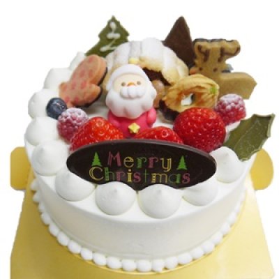 画像1: 【XmasCake来店予約】★12/24・12/25受付終了★苺ショート5号 (1)