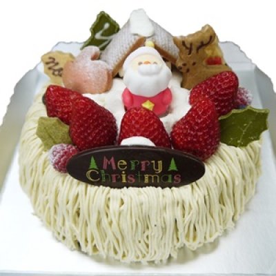 画像1: 【XmasCake来店予約】★12/24・12/25受付終了★モンブラン6号 (1)