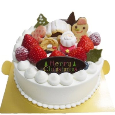 画像1: 【XmasCake来店予約】★12/24・12/25受付終了★苺ショート6号 (1)
