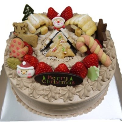画像1: 【XmasCake来店予約】★12/24・12/25受付終了★チョコ7号 (1)