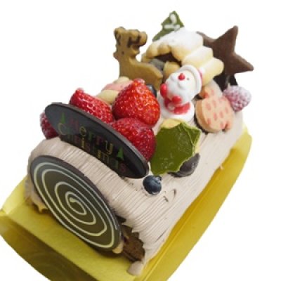 画像1: XmasCake来店予約】★12/24・12/25受付終了★チョコノエルロング (1)