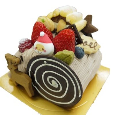 画像1: 【XmasCake来店予約】★12/24・12/25受付終了★チョコノエルハーフ (1)