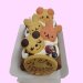 画像2: アニマルクッキー付きチョコロールバースデーケーキ【誕生日プレゼント】【お子様バースデーケーキ】 (2)