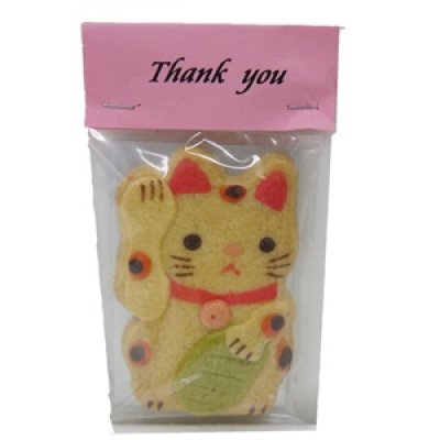 画像2: まねきねこクッキー[ヘッダーカスタマイズ]【プチギフト】 (2)