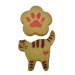 画像1: にゃんこクッキー【トラちゃん】【ねこクッキー】【動物クッキー】 (1)