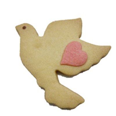 画像1: はとクッキー【動物クッキー】【ウェディングプチギフト】 (1)