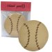 画像1: 野球ボールクッキー(カスタマイズできるヘッダー付) (1)